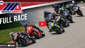 Full-Race Video: Supersport Race One From Pittsburgh International Race Complex