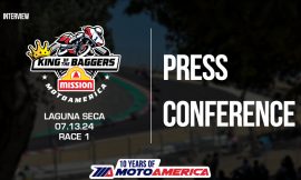 Video: Mission King Of The Baggers Race One Press Conference From WeatherTech Raceway Laguna Seca
