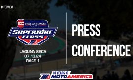 Video: Steel Commander Superbike Race One Press Conference From WeatherTech Raceway Laguna Seca