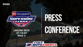 Video: Steel Commander Superbike Race Two Press Conference From WeatherTech Raceway Laguna Seca