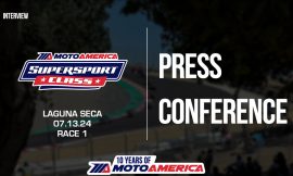 Video: Supersport Race One Press Conference From WeatherTech Raceway Laguna Seca