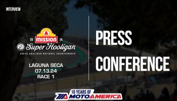 Video: Mission Super Hooligan National Championship Race One Press Conference From WeatherTech Raceway Laguna Seca